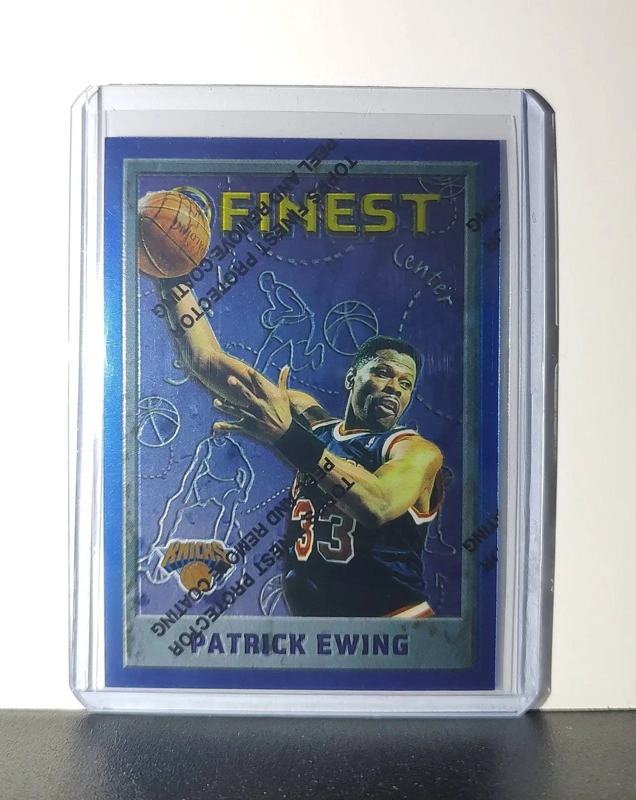 Patrick Ewing 1995-96 Topps Finest NBA #243 Card New York Knicks - Basketball Card Single