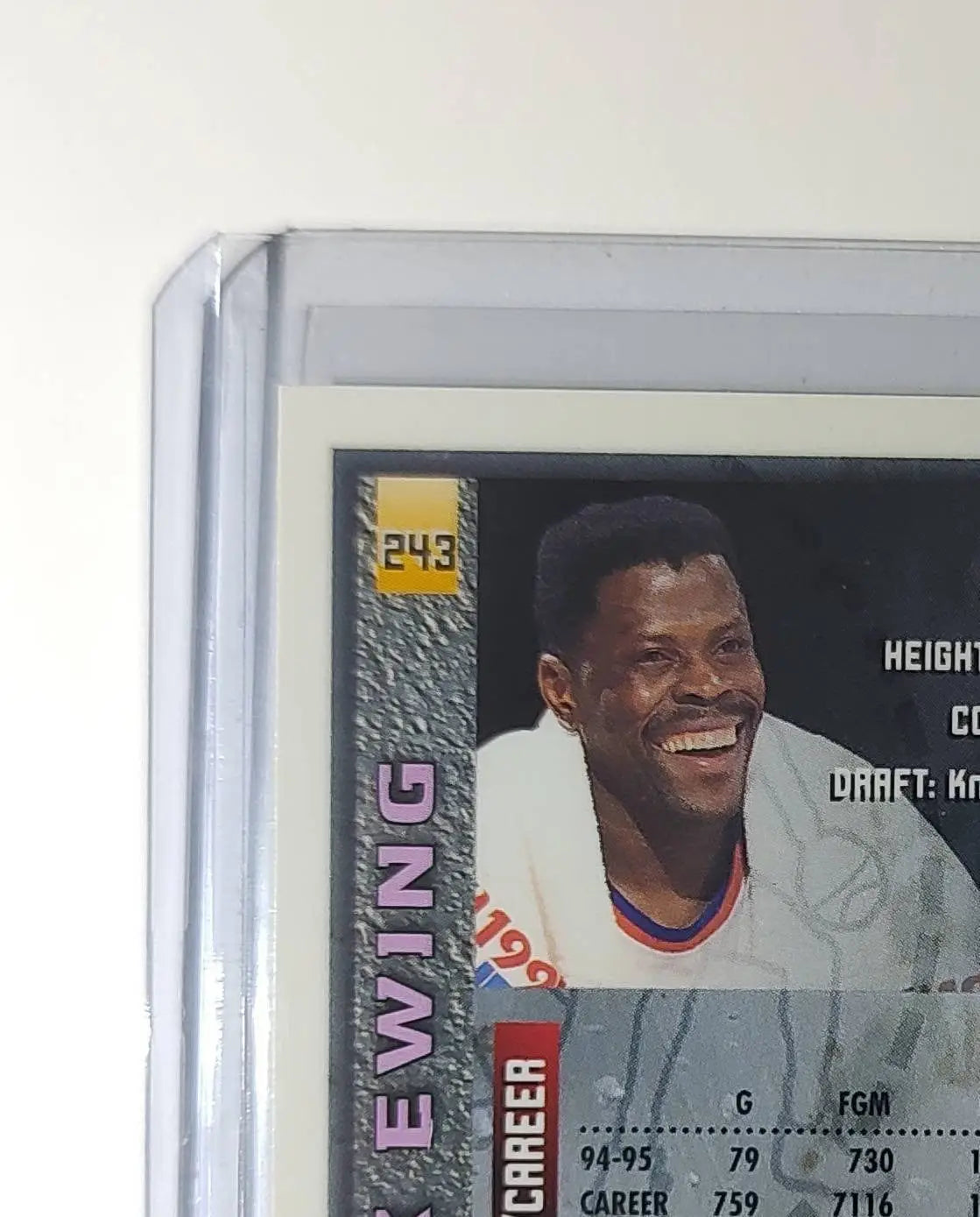 Patrick Ewing 1995-96 Topps Finest NBA #243 Card New York Knicks - Basketball Card Single