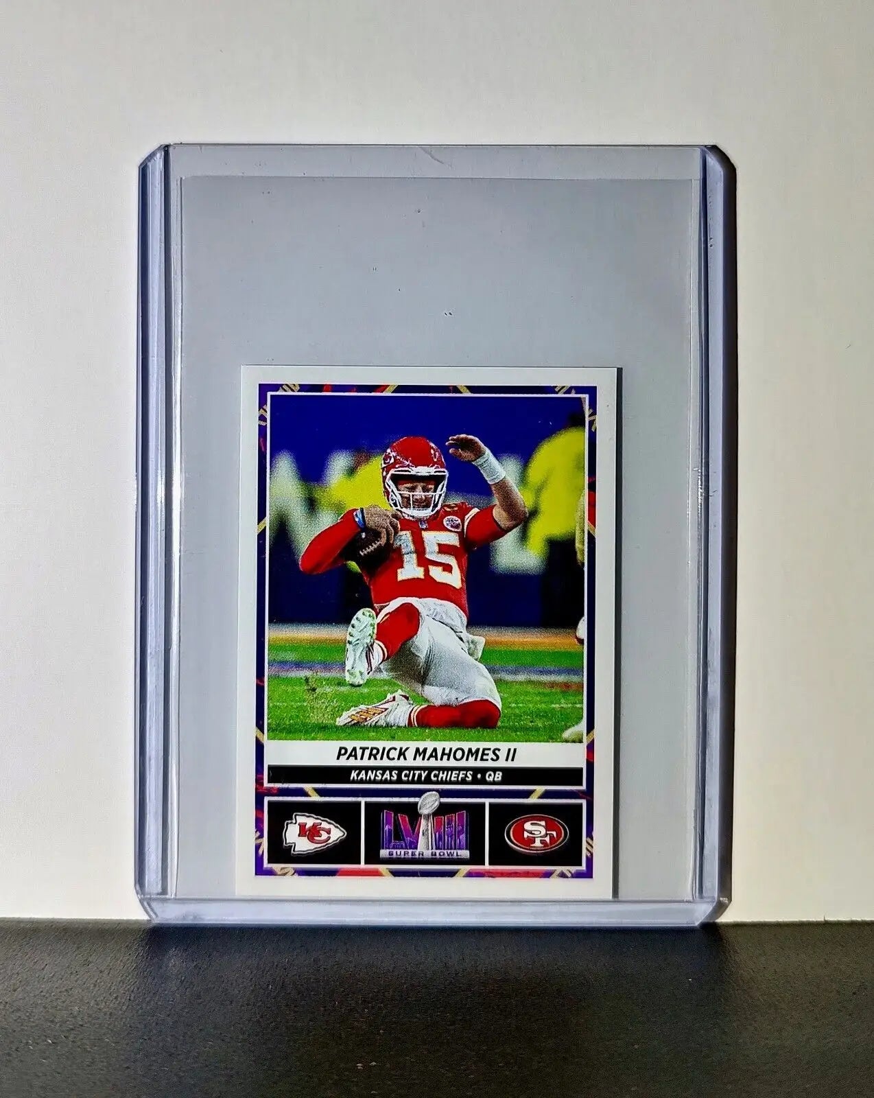 Patrick Mahomes 2024 Panini NFL Sticker #39 Super Bowl Kansas City Chiefs - Football Card Single