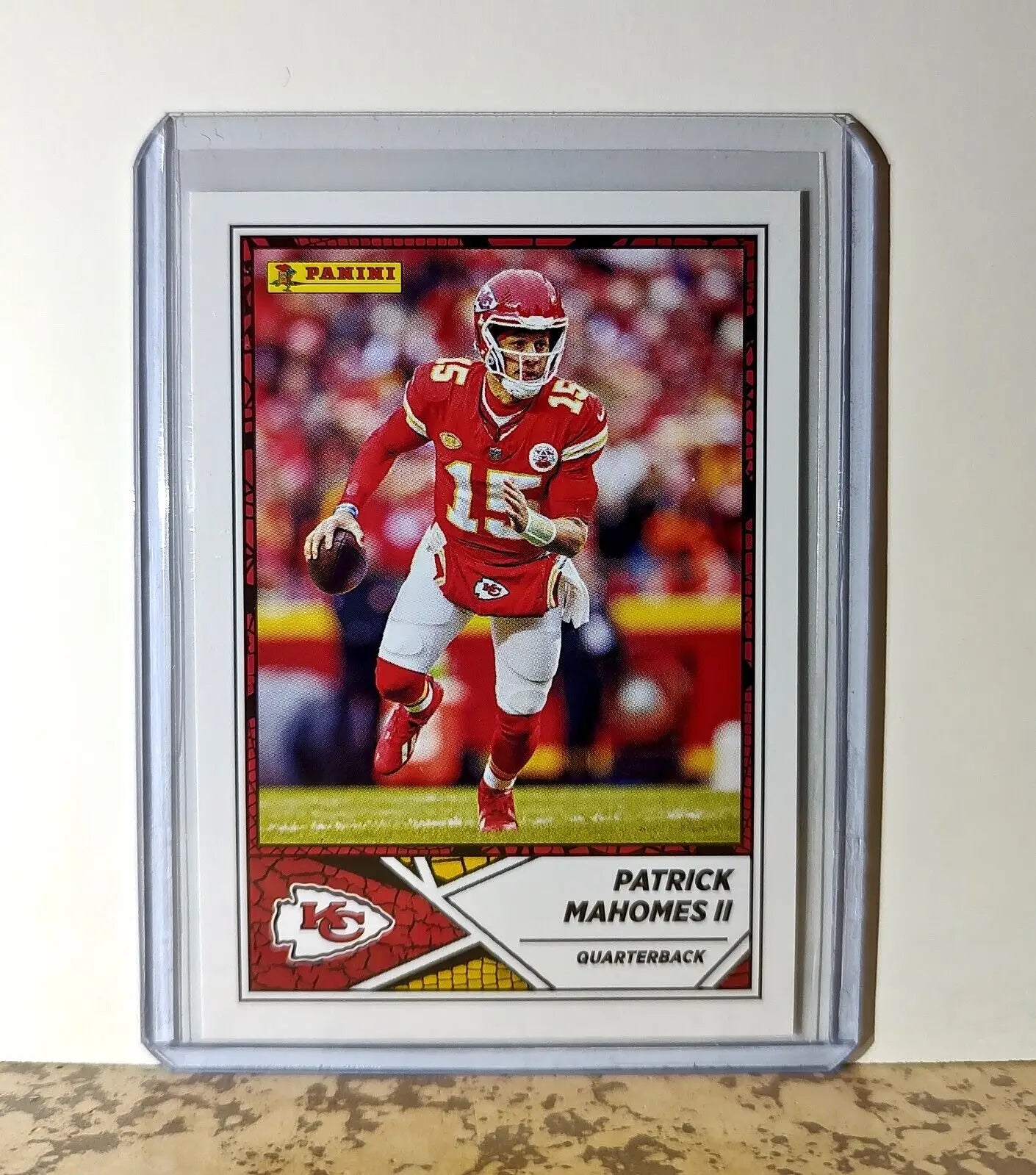 Patrick Mahomes II 2024 Panini NFL #15 Sticker Card Kansas City Chiefs - Football Card Single