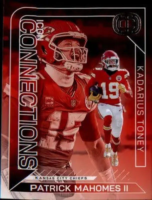 Patrick Mahomes Kadarius Toney #IC-13 2025 Panini Icon Collection Mahomes Chiefs