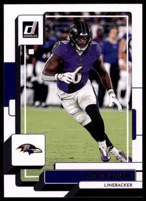 Patrick Queen 2022 Donruss #192 Baltimore Ravens