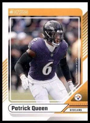 Patrick Queen 2024 Donruss #89 Pittsburgh Steelers