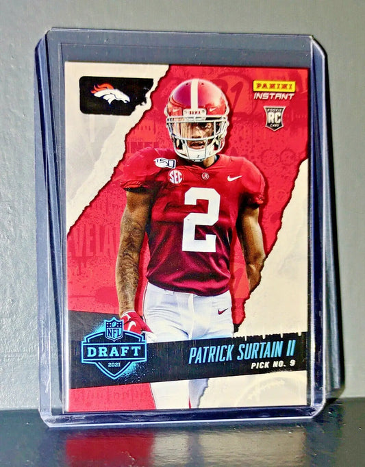 Patrick Surtain II 2021 Panini NFL Instant Draft Night #8 Rookie Card 1 of 1034 - Football Card Single
