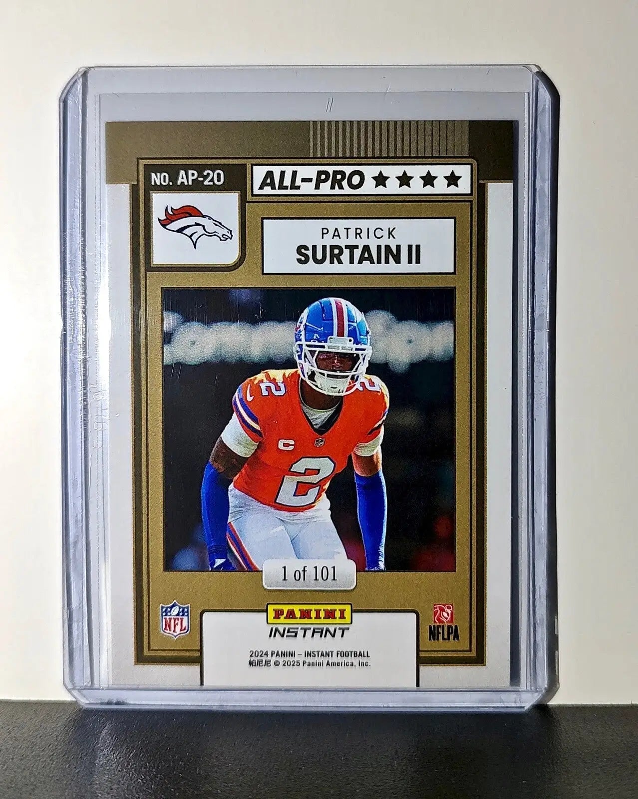 Patrick Surtain II 2024 All-Pro Panini NFL #20 Football Denver Broncos 1 of 101