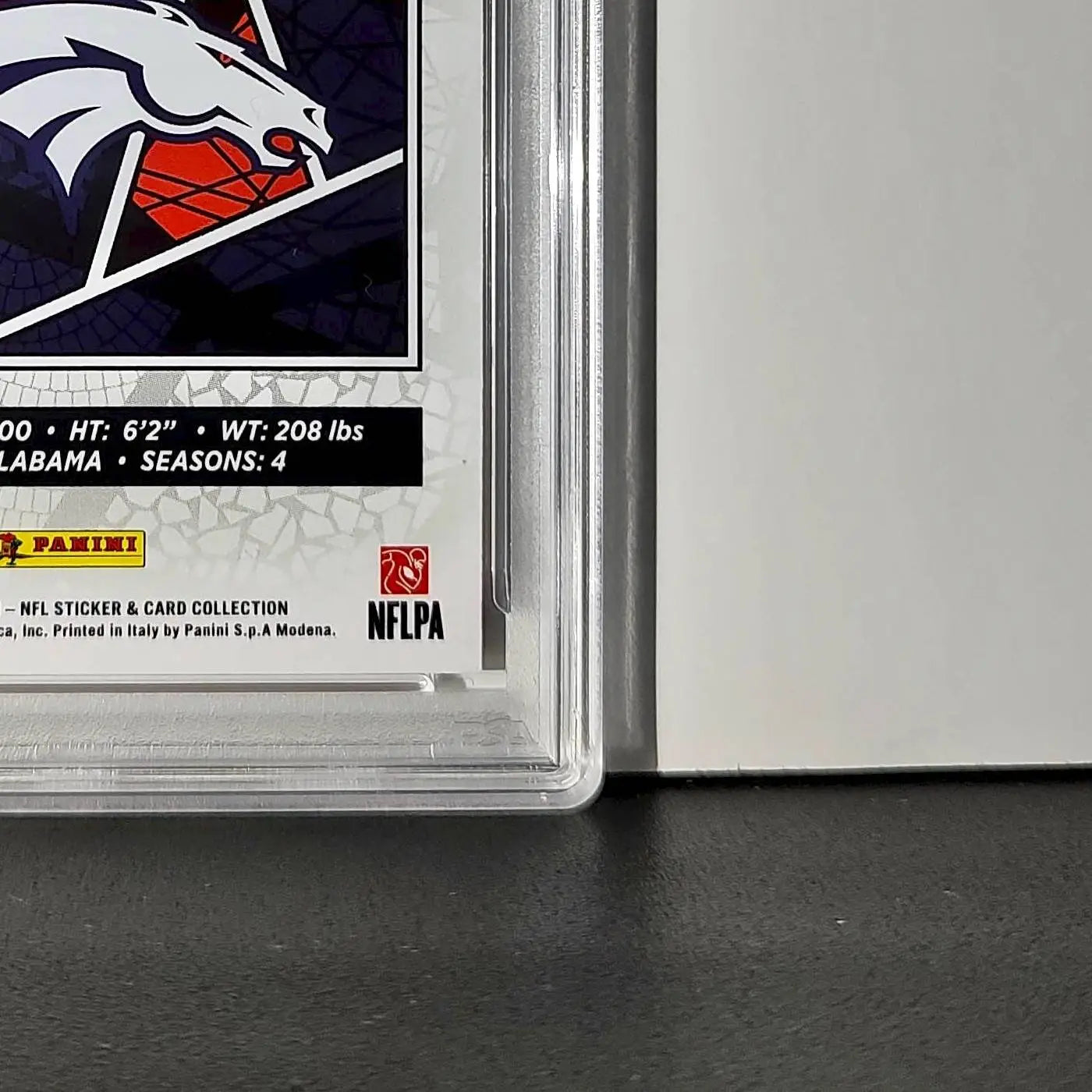 Patrick Surtain II Rookie 2024 Panini Sticker 240/299 #21 Red Foil PSA 8 NM-MT