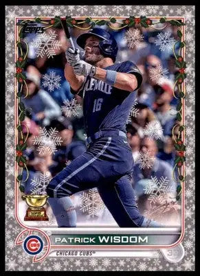 Patrick Wisdom 2022 Topps Holiday Metallic #HW197 Chicago Cubs - Baseball Card Single