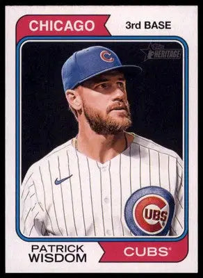 Patrick Wisdom 2023 Topps Heritage #228 Chicago Cubs - Baseball Card Single