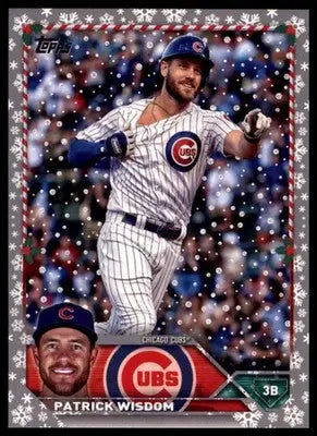 Patrick Wisdom 2023 Topps Holiday Metallic #H126 Chicago Cubs - Baseball Card Single