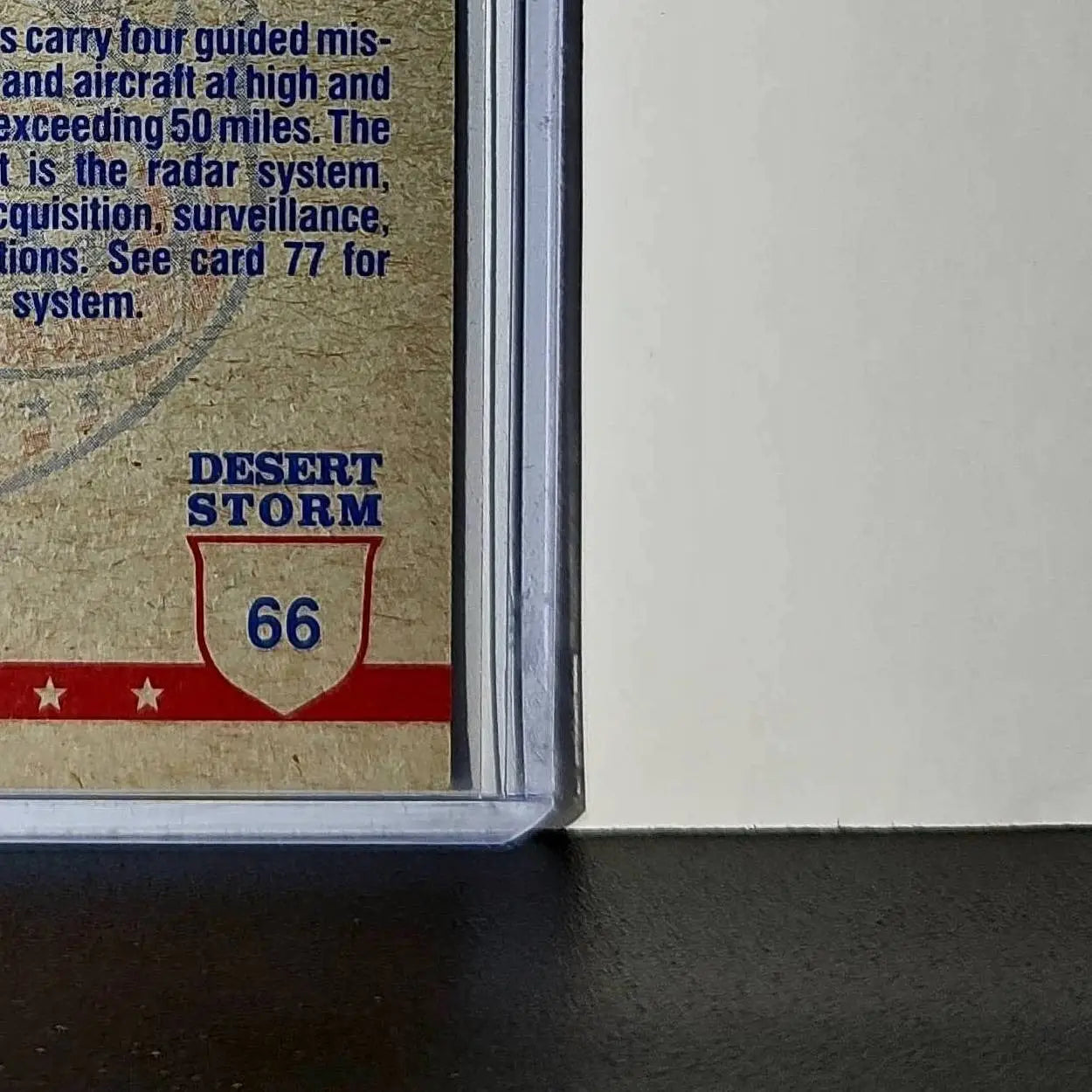 Patriot Control Center 1991 Topps Desert Storm #66 Card - Non-Sports Card Single