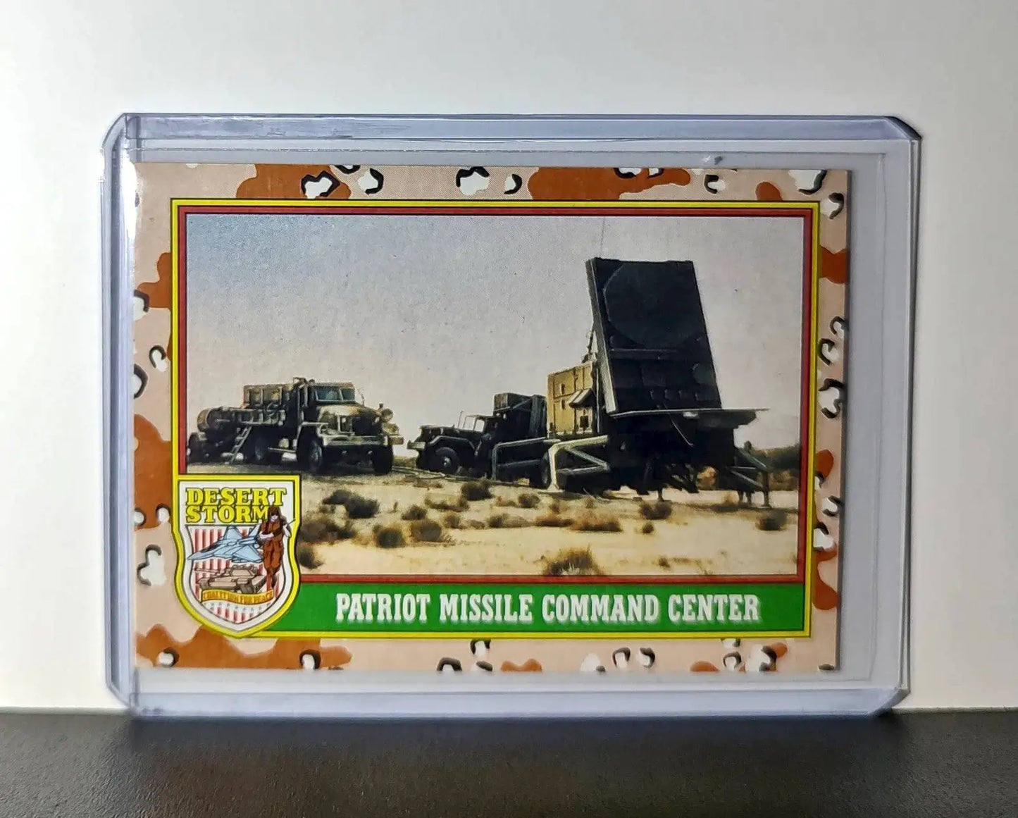 Patriot Missile Command 1991 Topps Desert Storm #77 Card - Non-Sports Card Single