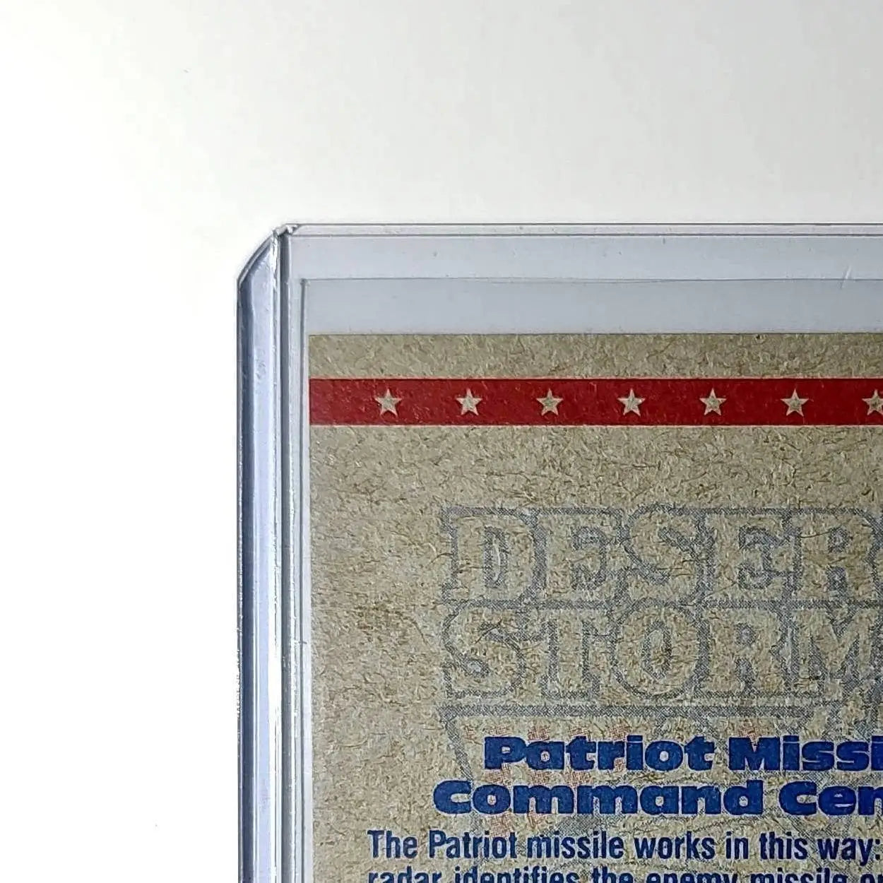Patriot Missile Command 1991 Topps Desert Storm #77 Card - Non-Sports Card Single