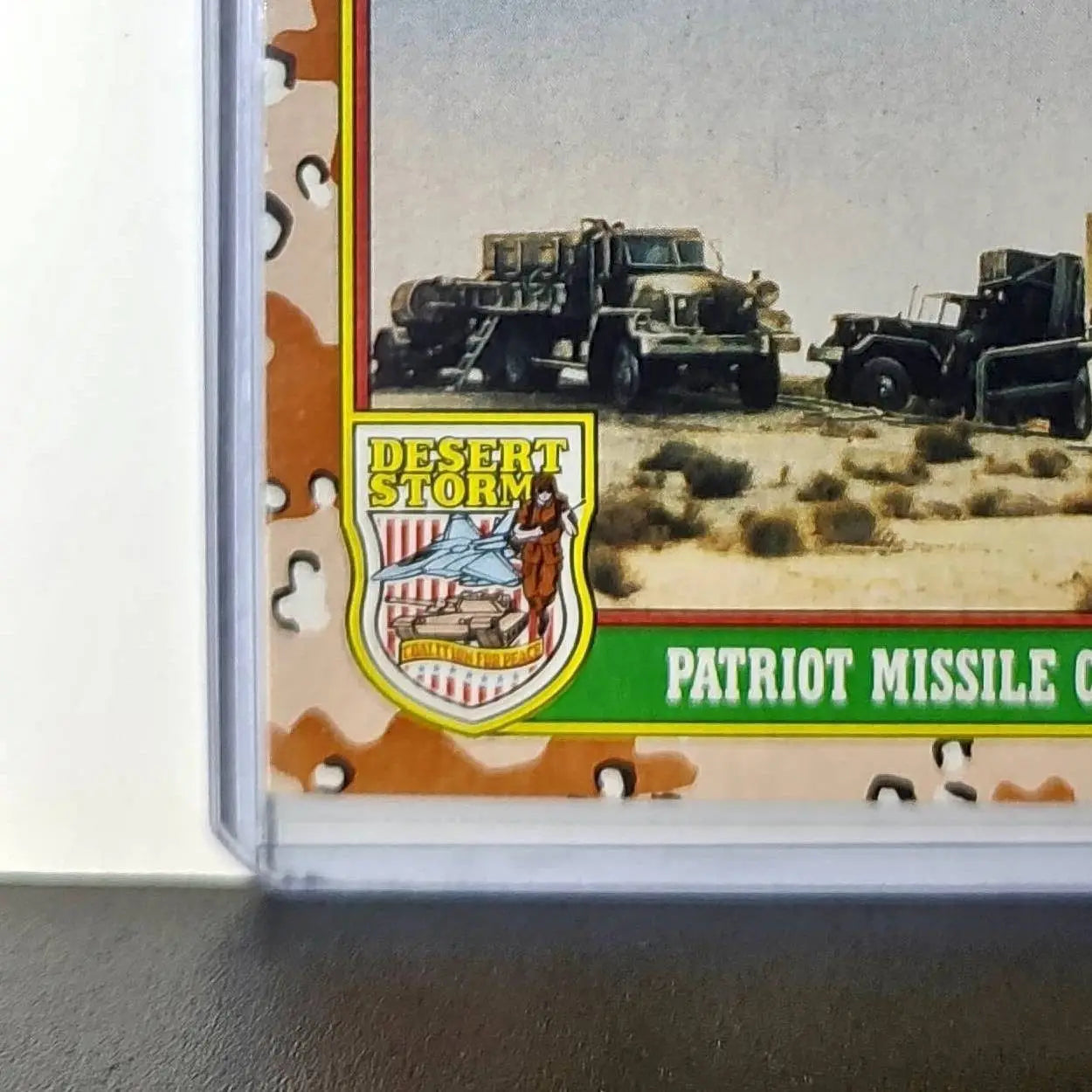 Patriot Missile Command 1991 Topps Desert Storm #77 Card - Non-Sports Card Single