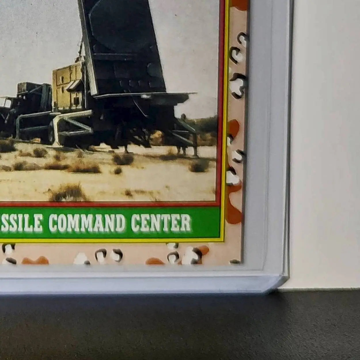Patriot Missile Command 1991 Topps Desert Storm #77 Card - Non-Sports Card Single