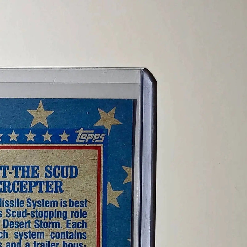 Patriot – The SCUD Interceptor 1991 Topps Desert Storm #166 Card - Other