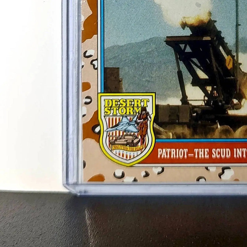 Patriot – The SCUD Interceptor 1991 Topps Desert Storm #166 Card - Other