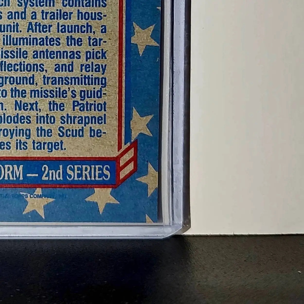 Patriot – The SCUD Interceptor 1991 Topps Desert Storm #166 Card - Other
