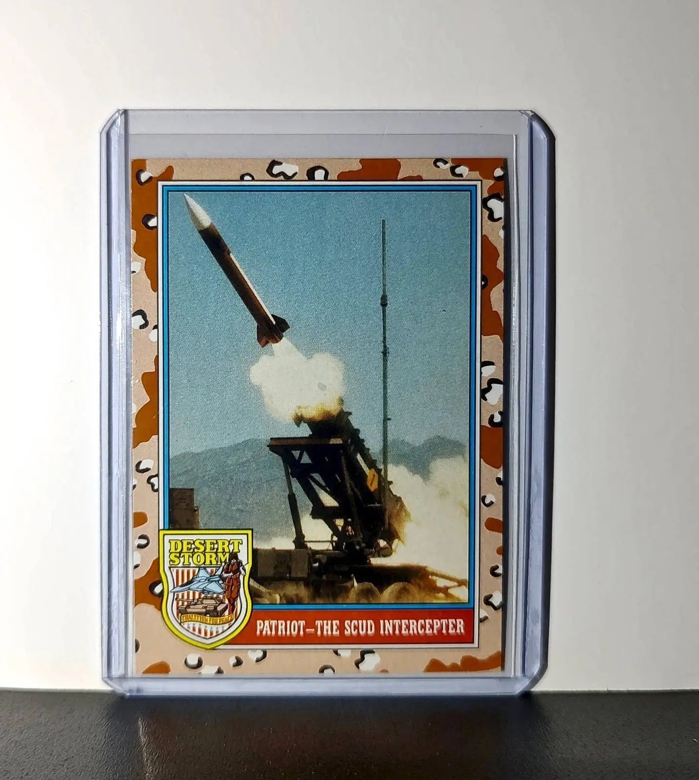 Patriot – The SCUD Interceptor 1991 Topps Desert Storm #166 Card - Other