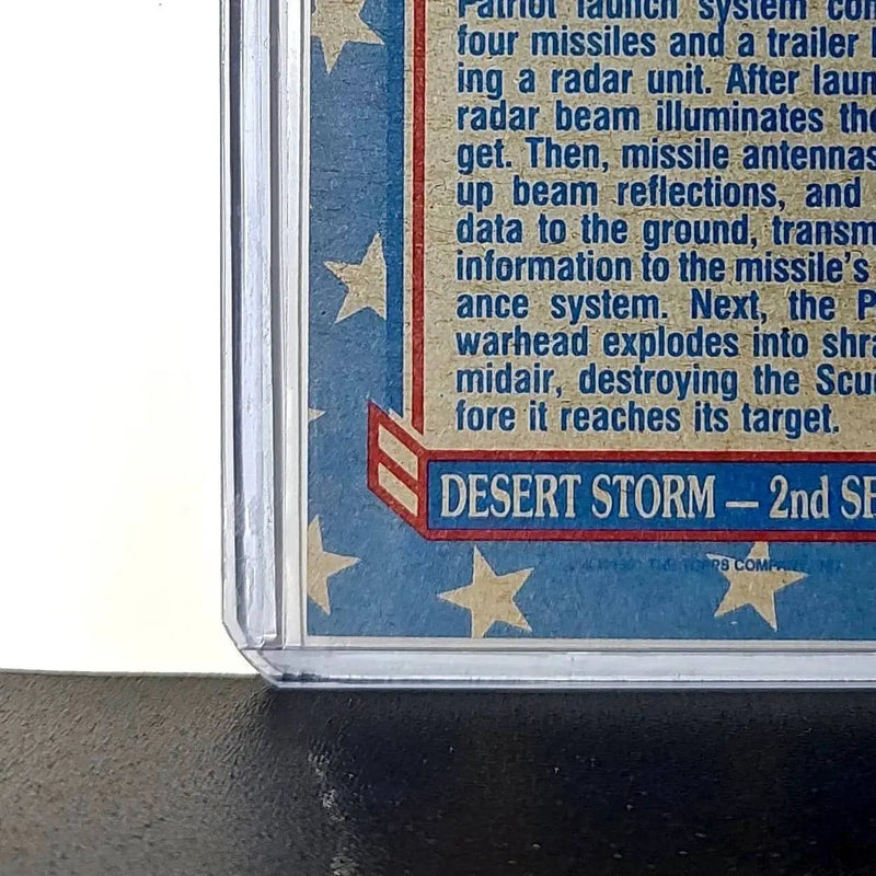 Patriot – The SCUD Interceptor 1991 Topps Desert Storm #166 Card - Other