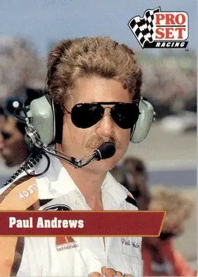 Paul Andrews - 1991 Pro Set - #92 - Racing - Racing Card Single