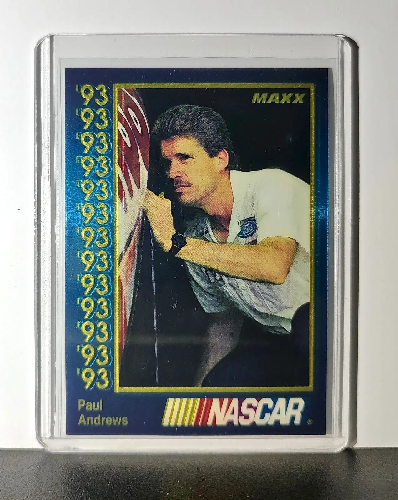 Paul Andrews 1993 Maxx Premier Plus Racing #127 NASCAR Card AK Racing - Racing Card Single