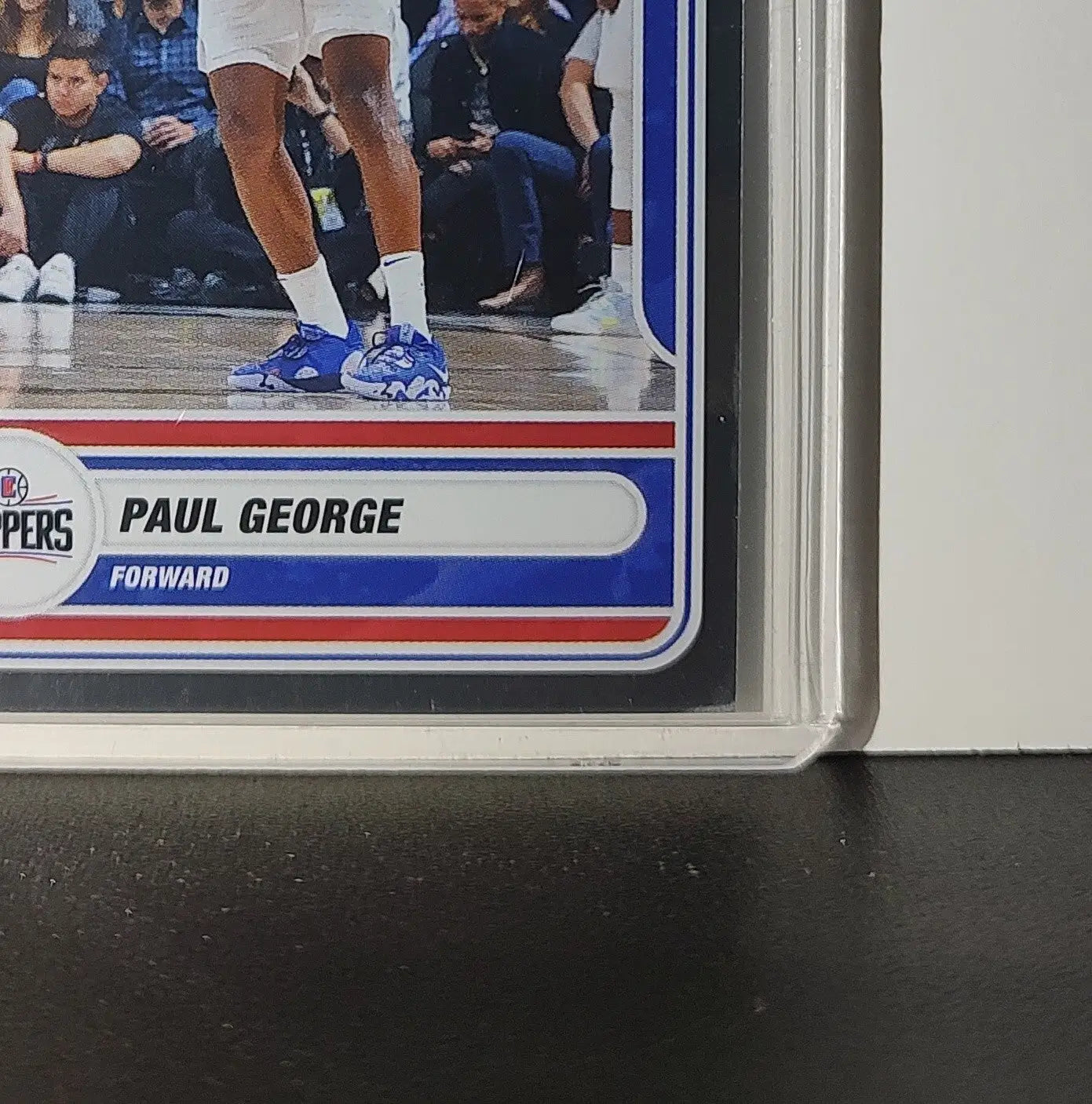Paul George 2023-24 Panini NBA Sticker Foil Card #28 Los Angeles Clippers - Basketball Card Single