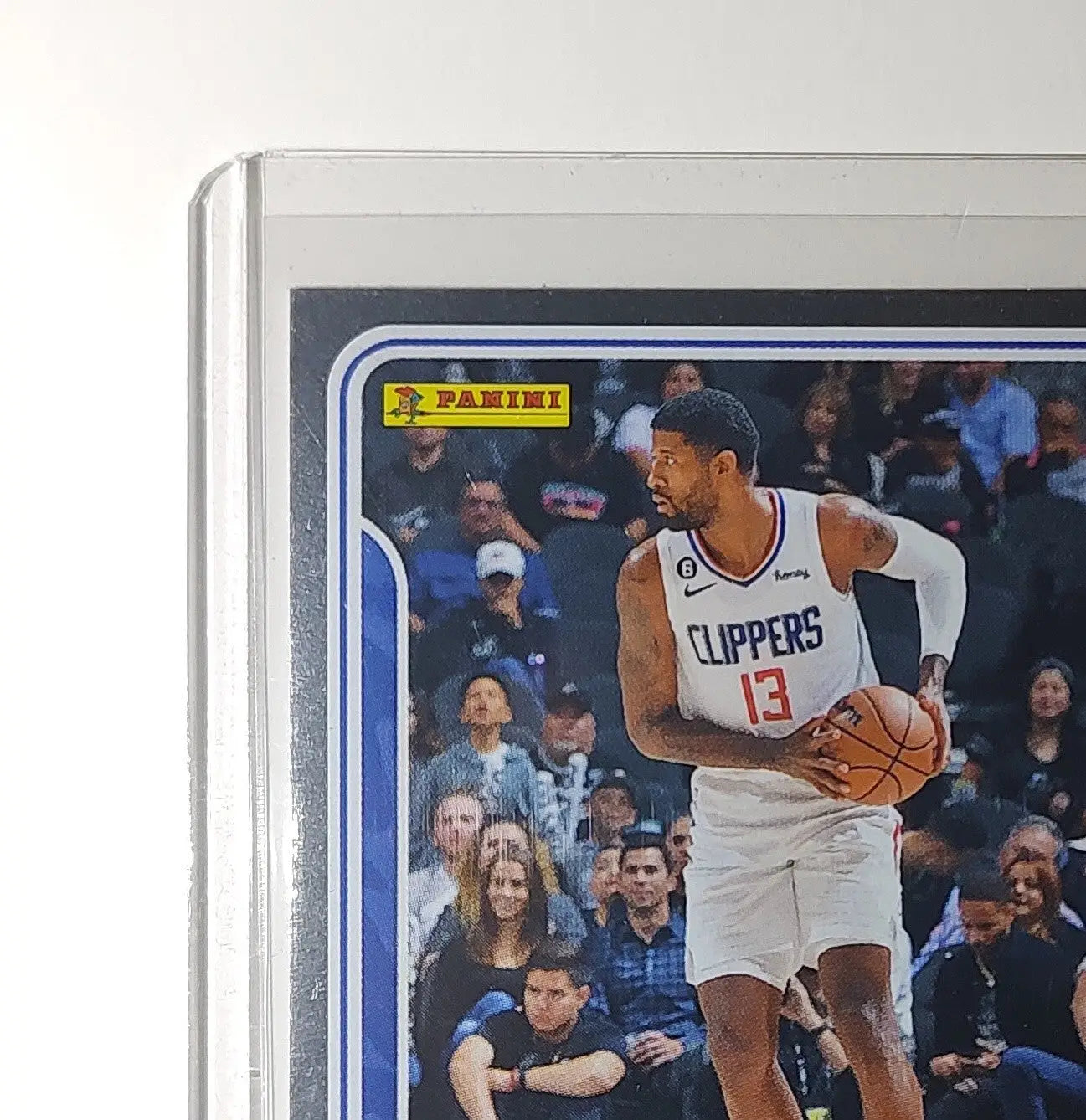 Paul George 2023-24 Panini NBA Sticker Foil Card #28 Los Angeles Clippers - Basketball Card Single