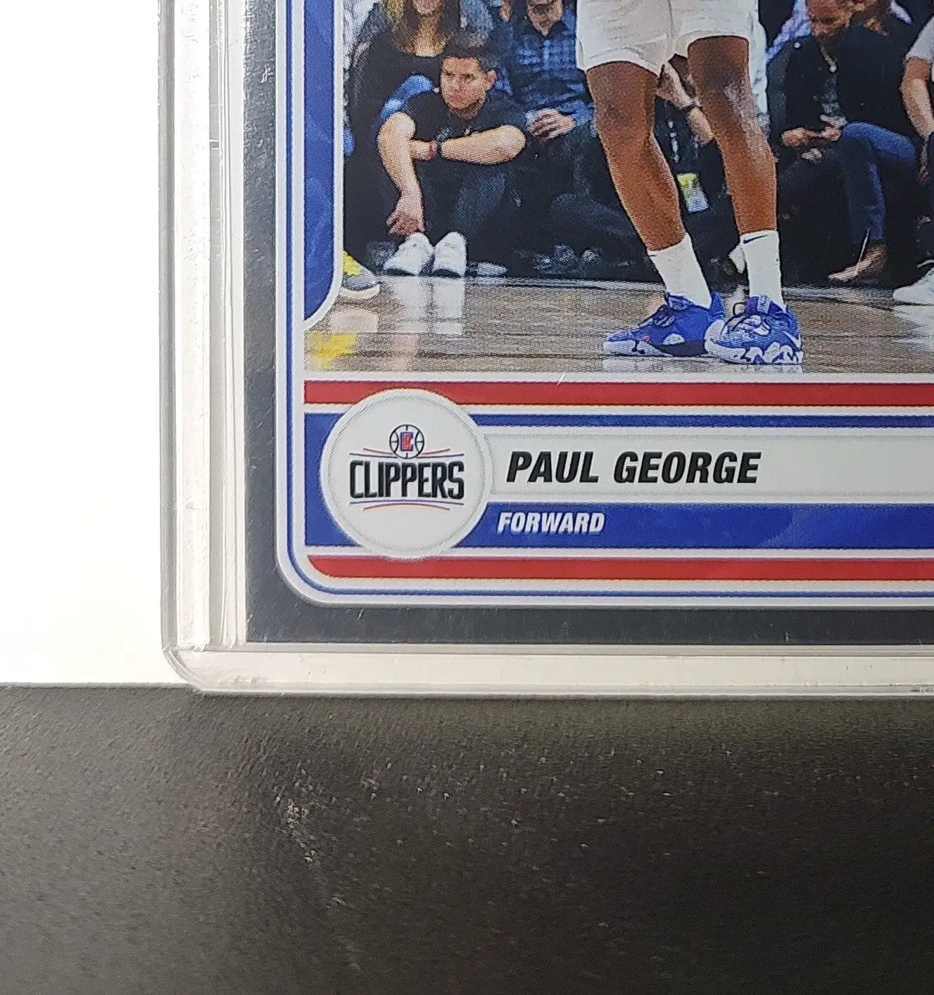 Paul George 2023-24 Panini NBA Sticker Foil Card #28 Los Angeles Clippers - Basketball Card Single