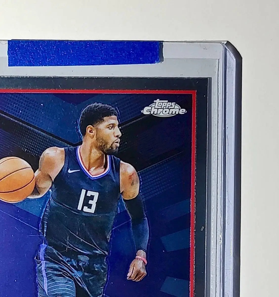 Paul George 2023-24 Topps Chrome NBA #115 Card Los Angeles Lakers - Basketball Card Single