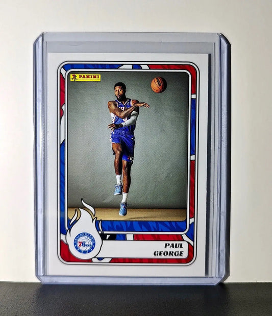 Paul George 2024-25 Panini NBA #64 Sticker Card Philadelphia 76ers - Basketball Card Single