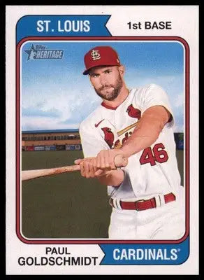Paul Goldschmidt 2023 Topps Heritage #307 St. Louis Cardinals - Baseball Card Single