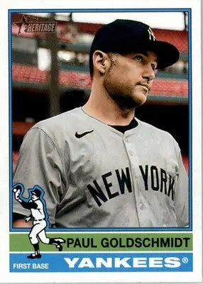 Paul Goldschmidt - 2025 Topps Heritage - #382 - Baseball - Baseball Card Single
