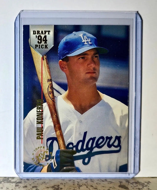 Paul Konerko 1994 Topps Stadium Club Draft Pick MLB #80 Card Los Angeles Dodgers - Baseball Card Single