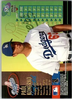 Paul Konerko - 1998 Metal Universe - #76 - Baseball - Baseball Card Single