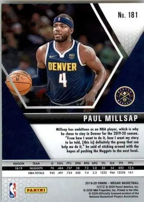 Paul Millsap - 2019-20 Panini Mosaic - #181 - Basketball - Basketball Card Single