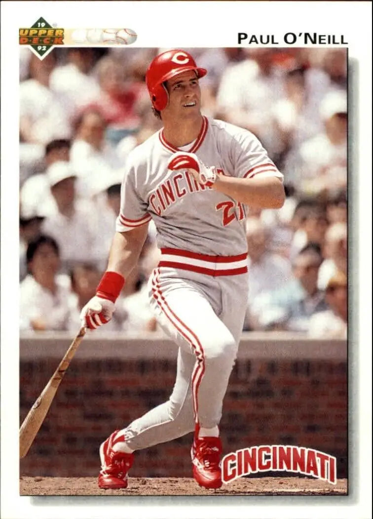 Paul O’Neill 1992 Upper Deck MLB #464 Baseball Card Cincinnati Reds