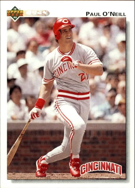 Paul O’Neill 1992 Upper Deck MLB #464 Baseball Card Cincinnati Reds - Baseball Card Single