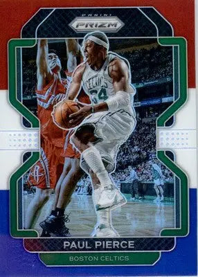 Paul Pierce - 2021-22 Panini Prizm - #243 - Red White and Blue Basketball - Basketball Card Single