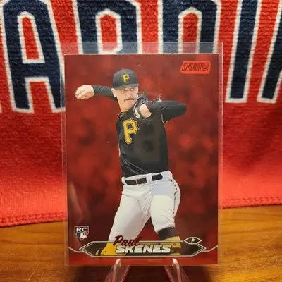 Paul Skenes Topps Stadium Club 2024 Red Foil Rookie #237 Pittsburgh Pirates - Baseball Card Single