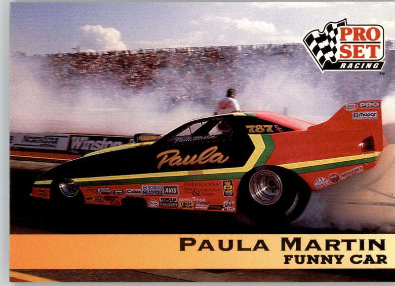 Paula Martin - 1992 Pro Set NHRA - #17 - Racing - Racing Card Single