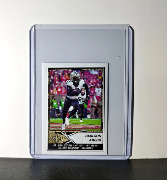 Paulson Adebo 2024 Panini NFL Sticker #469 New Orleans Saints - Football Card Single