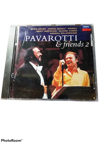 Music CD featuring Pavarotti and artists from Decca Record London Pavarotti & Friends 2