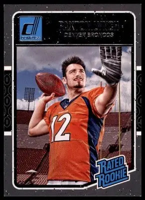 Paxton Lynch Rookie 2016 Donruss #390 Denver Broncos