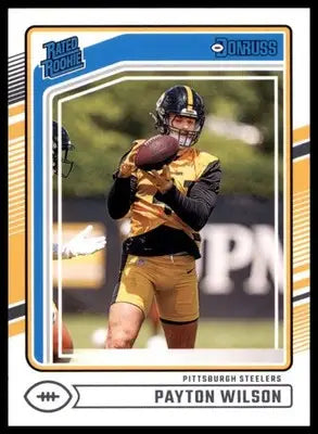 Payton Wilson Rookie 2024 Donruss #342 Pittsburgh Steelers - Football Card Single