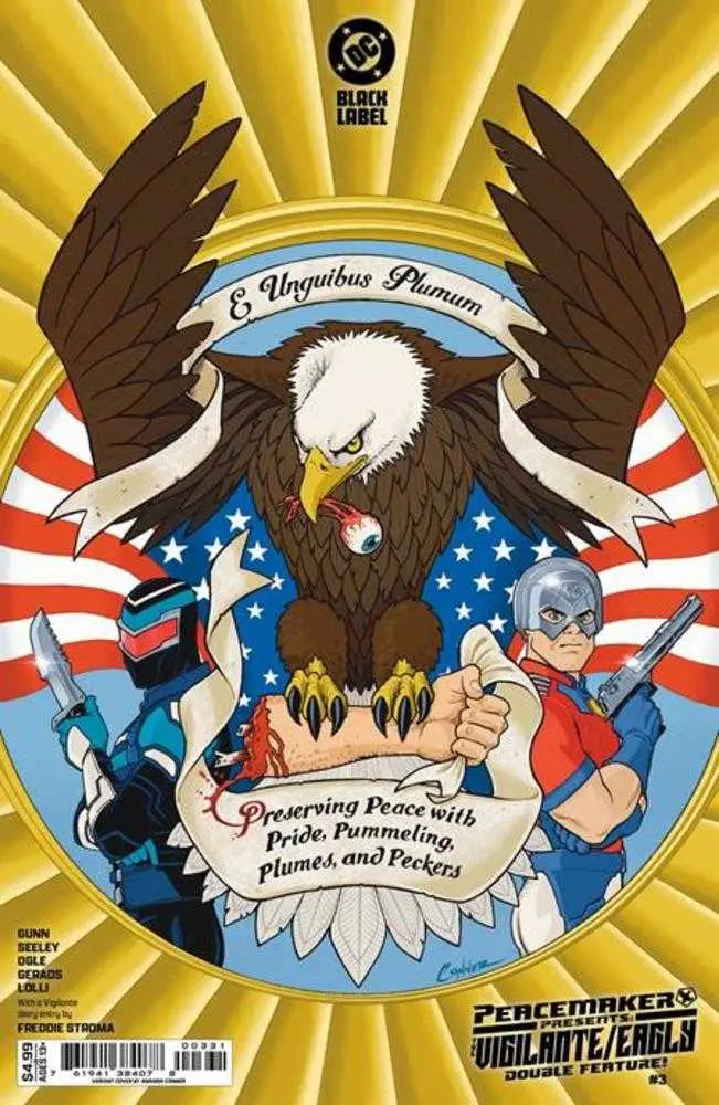 Comic book cover for Peacemaker Presents The Vigilante Eagly Double Feature #3