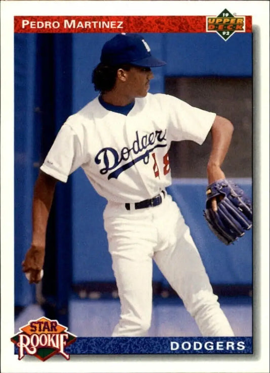 Pedro Martinez 1992 Upper Deck MLB #18 Baseball Card Los Angeles Dodgers - Baseball Card Single