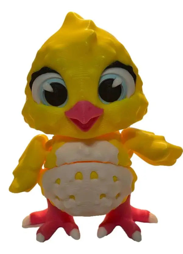 Peepers Chick Figure Cute 3D Printed Baby Bird Easter Collectible Toy - Collectibles