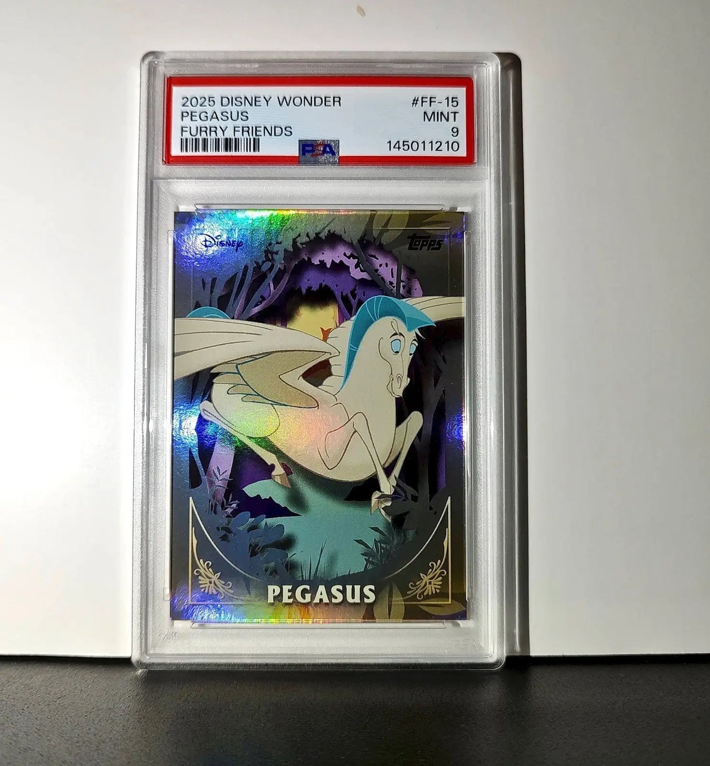 Pegasus 2025 Topps Disney #FF-15 Furry Friends Card Hercules PSA 9 - Non-Sports Card Single