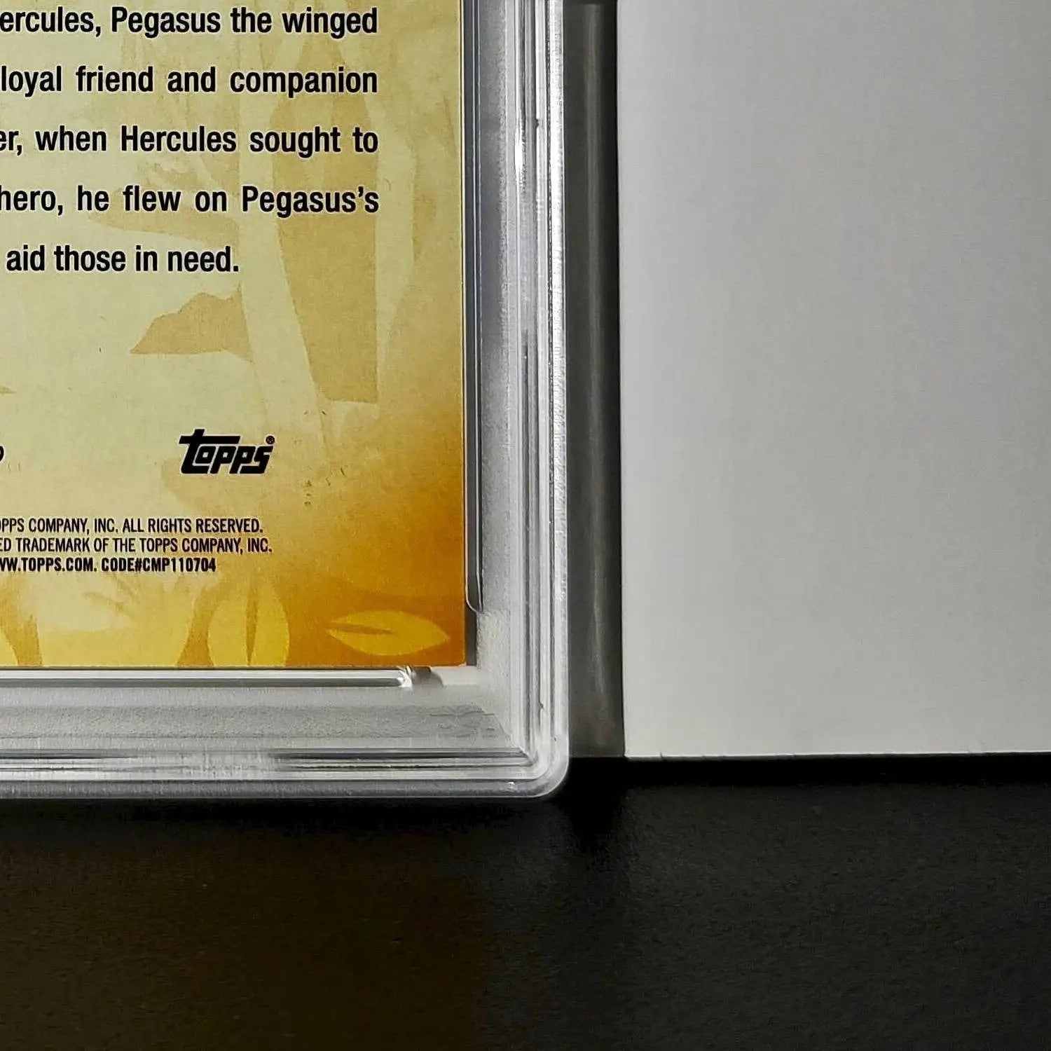 Pegasus 2025 Topps Disney #FF-15 Furry Friends Card Hercules PSA 9 - Non-Sports Card Single