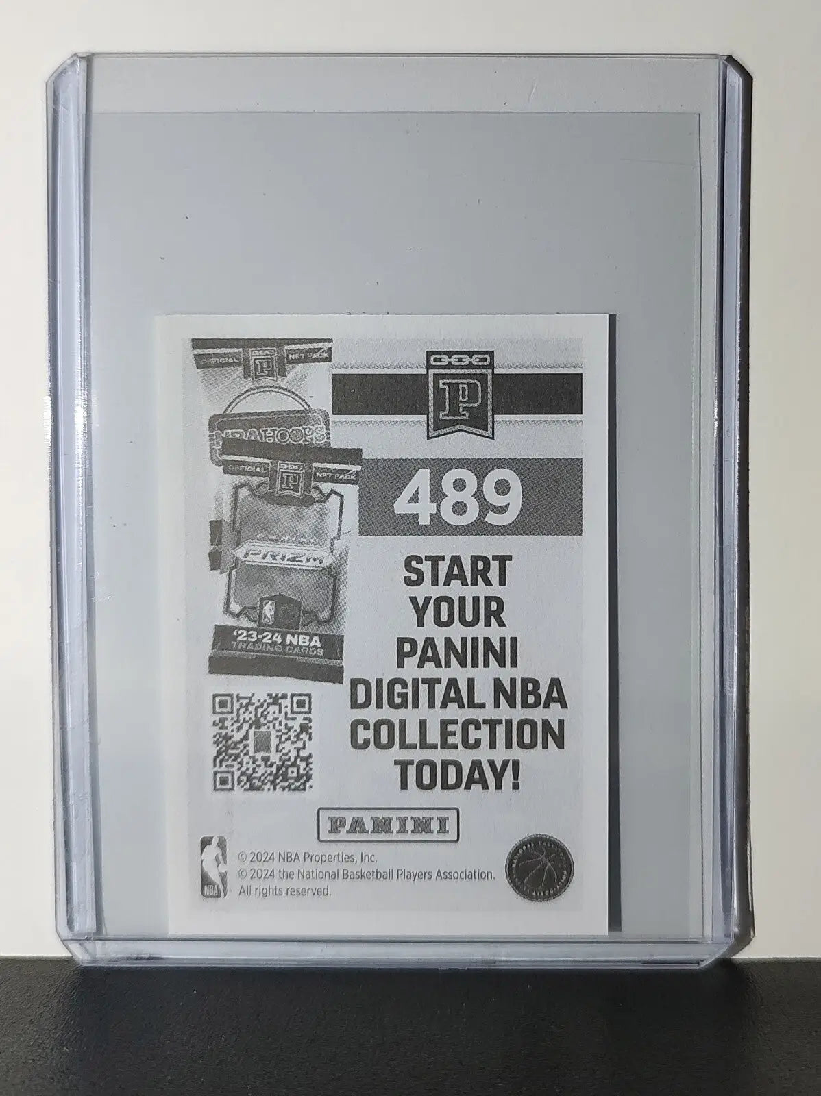 Peja Stojakovic Legends 2024-25 Panini NBA #489 Sticker Card Sacramento Kings